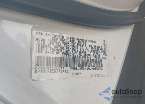 1999 Toyota Avalon Xls из США, поврежденный, VIN 4T1BF18B3XU298447